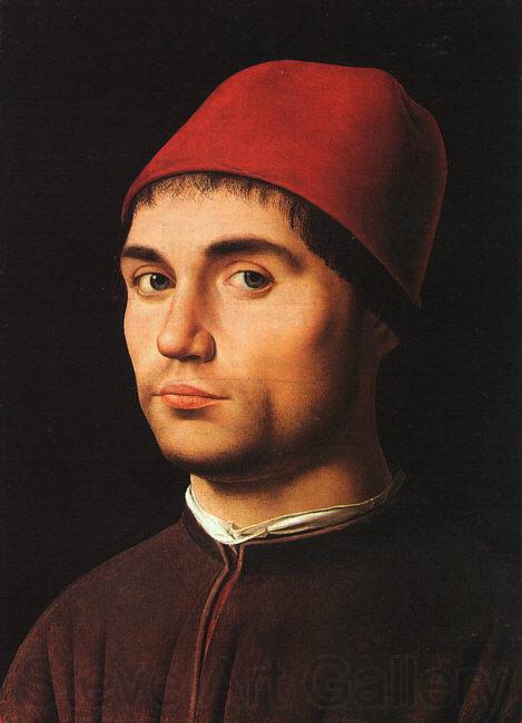 Antonello da Messina Portrait of a Young Man Spain oil painting art